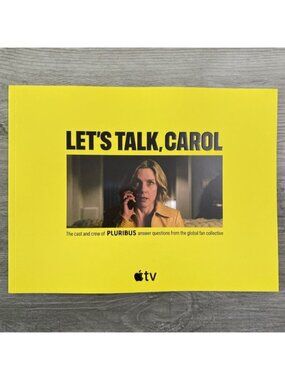 NEW AppleTV+ Pluribus Interview FYC Promo Booklet BTS Emmy 2026 Lets Talk Carol